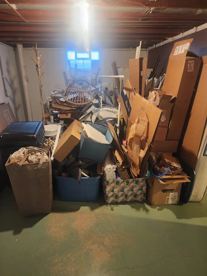 Roll-off dumpster container at job site for Yard Waste Dumpster Rental in San Diego